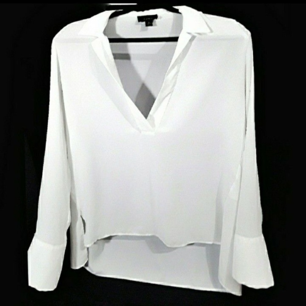 Anthropologie Lumiere white blouse